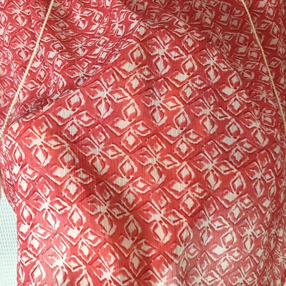 Hollister Floral Pink Sheer Short Sleeve Top XS - Picture 12 of 14